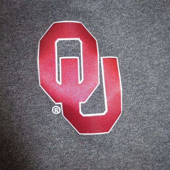 OU mens SHIRT polo GRAY sooner NIKE dri-fit SIZE Large - Picture 2 of 7